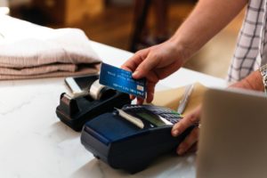 credit card transaction machine local currency abroad